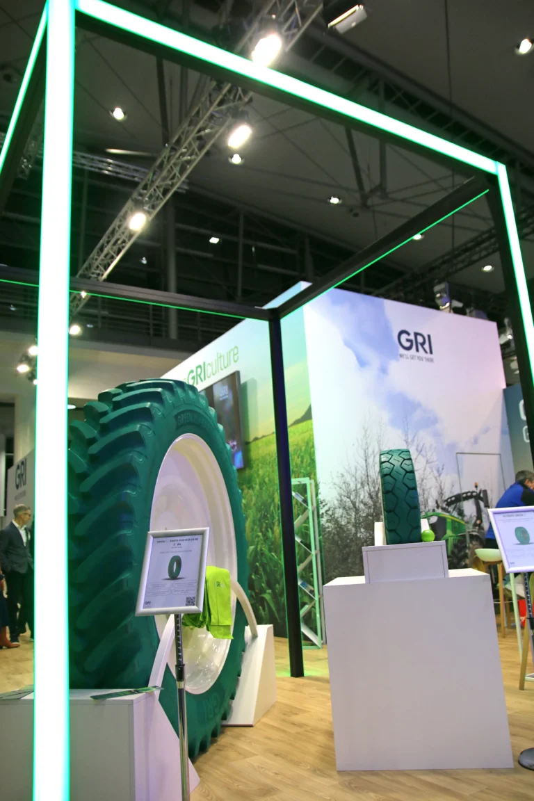 In den optisch grünen Reifen von GRI steckt auch eine Menge nachhaltiger Technologie